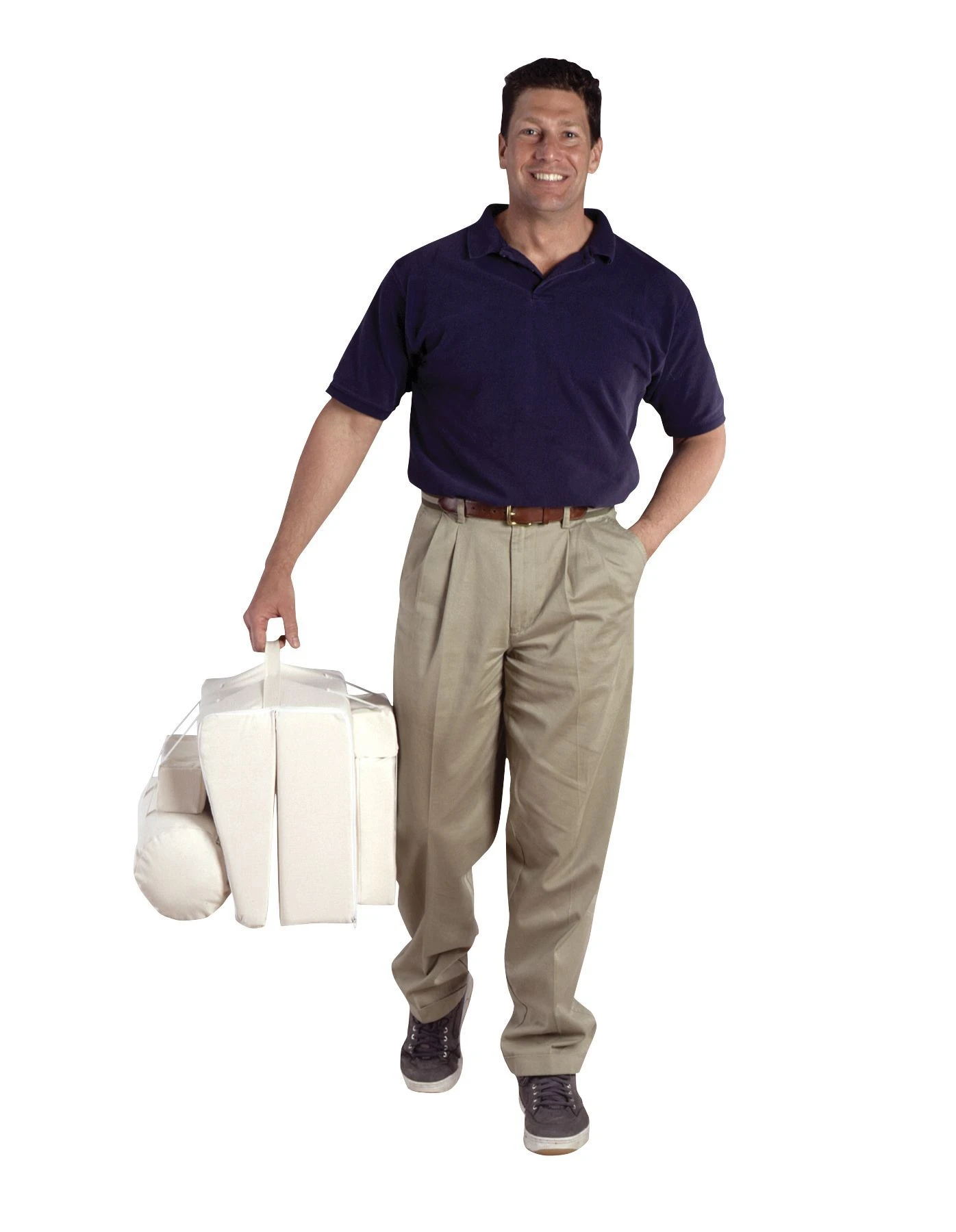 M.A.T. Portable Massage Cushion, Home, Natural - Image 2