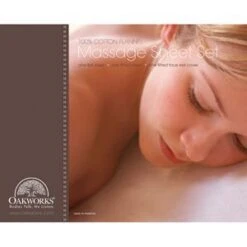 Oakworks® Premium Flannel Masage Sheet Set - 100% Cotton