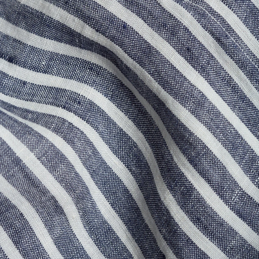 Midnight Stripe Linen Pillowcases (Pair) - Image 2