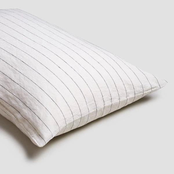 Luna Stripe Linen Pillowcases (Pair)