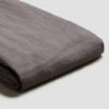 Charcoal Gray Linen Duvet Cover