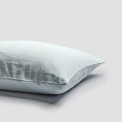 Lake Blue Linen Pillowcases (Pair)