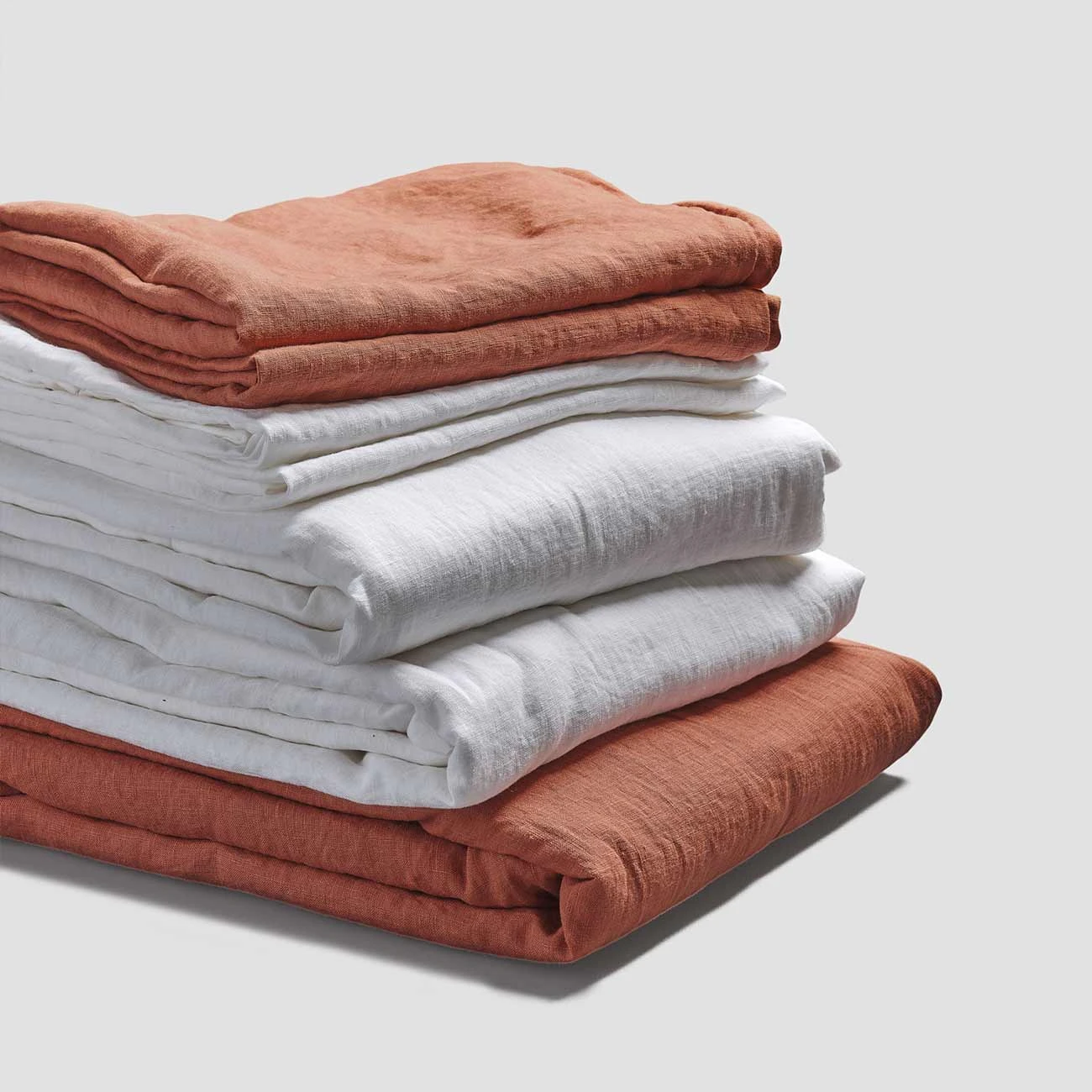 Burnt Orange Linen Bedtime Bundle - Image 3