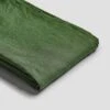 Forest Green Linen Flat Sheet