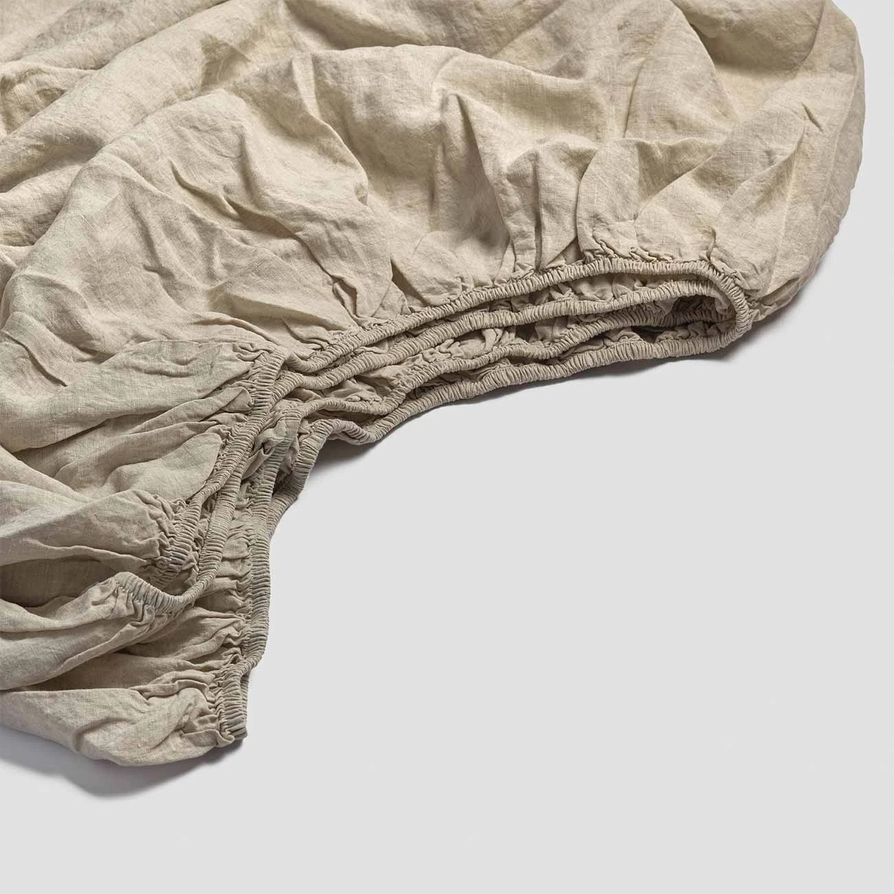 Oatmeal Linen Sheet Set - Image 5