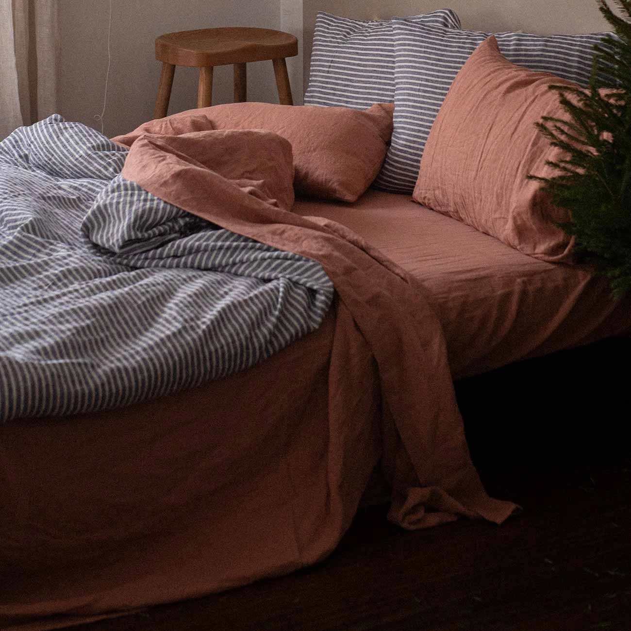 Warm Clay Linen Sheet Set - Image 6