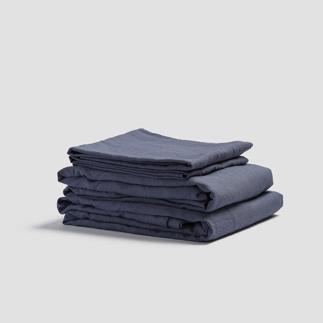 Blueberry Linen Sheet Set