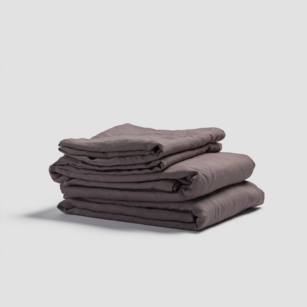 Charcoal Gray Linen Sheet Set