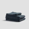 Deep Teal Linen Sheet Set