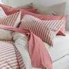 Desert Sand Seersucker Stripe Cotton Pillowcases (Pair)