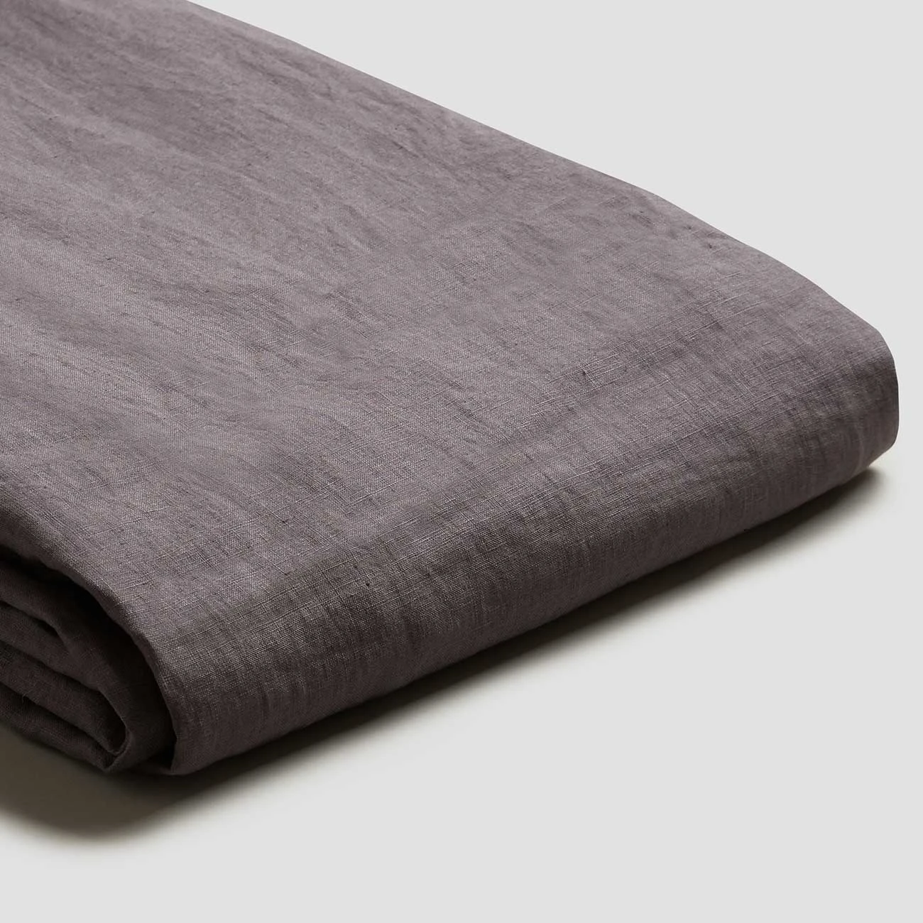 Charcoal Gray Linen Sheet Set - Image 3