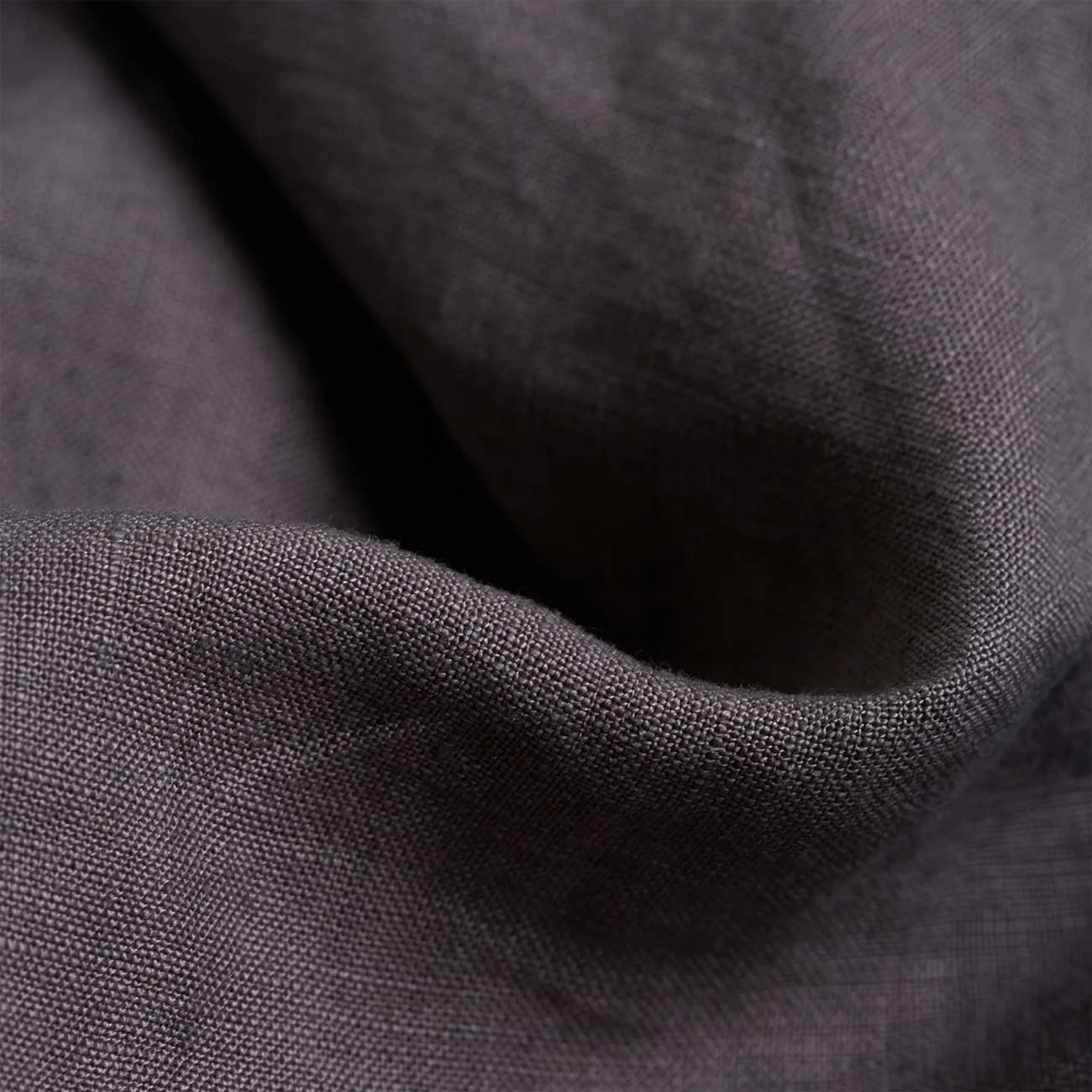 Charcoal Gray Linen Sheet Set - Image 2
