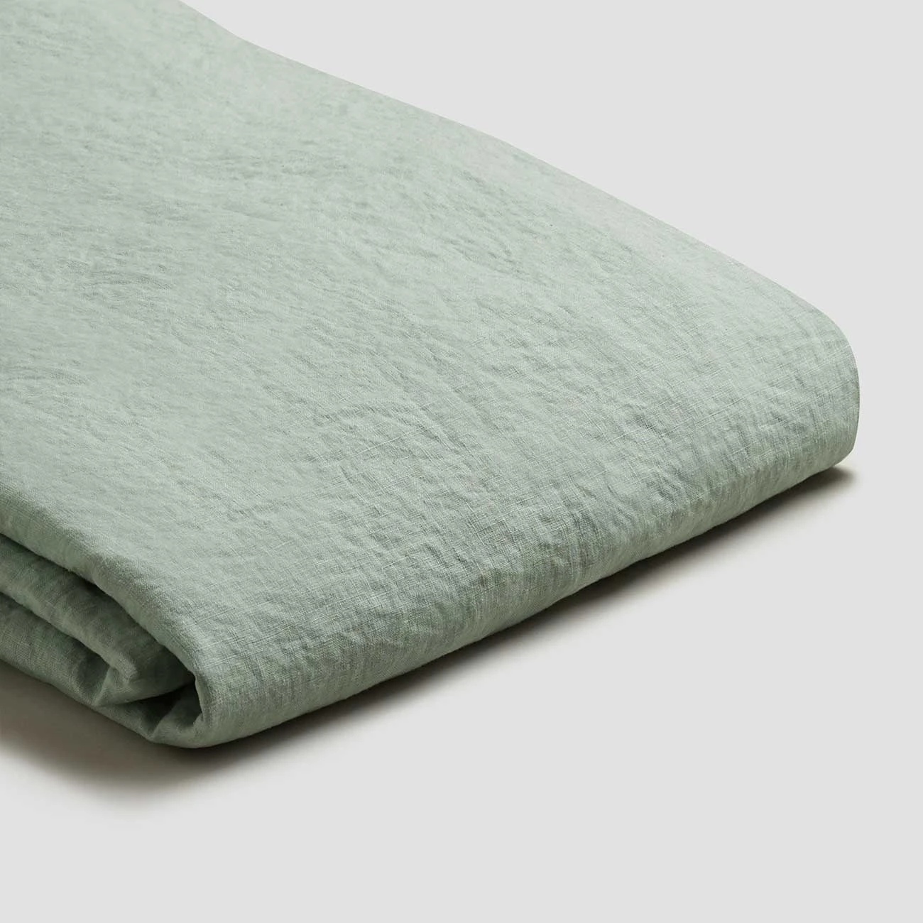 Sage Green Linen Sheet Set - Image 3