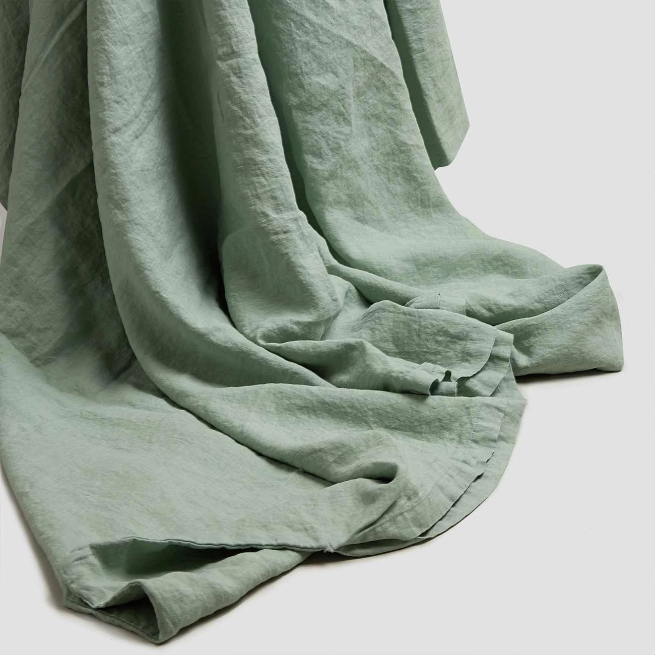Sage Green Linen Sheet Set - Image 5