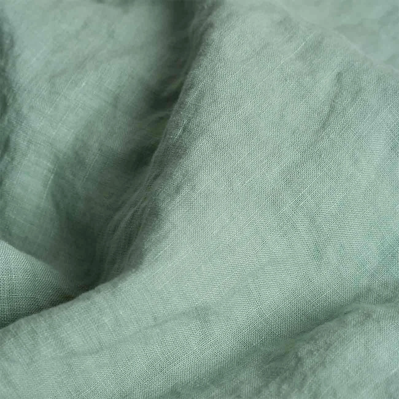Sage Green Linen Sheet Set - Image 2