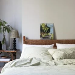 Apple Washed Cotton Percale Sheet Set