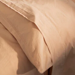 Sun Baked Washed Cotton Percale Duvet Cover