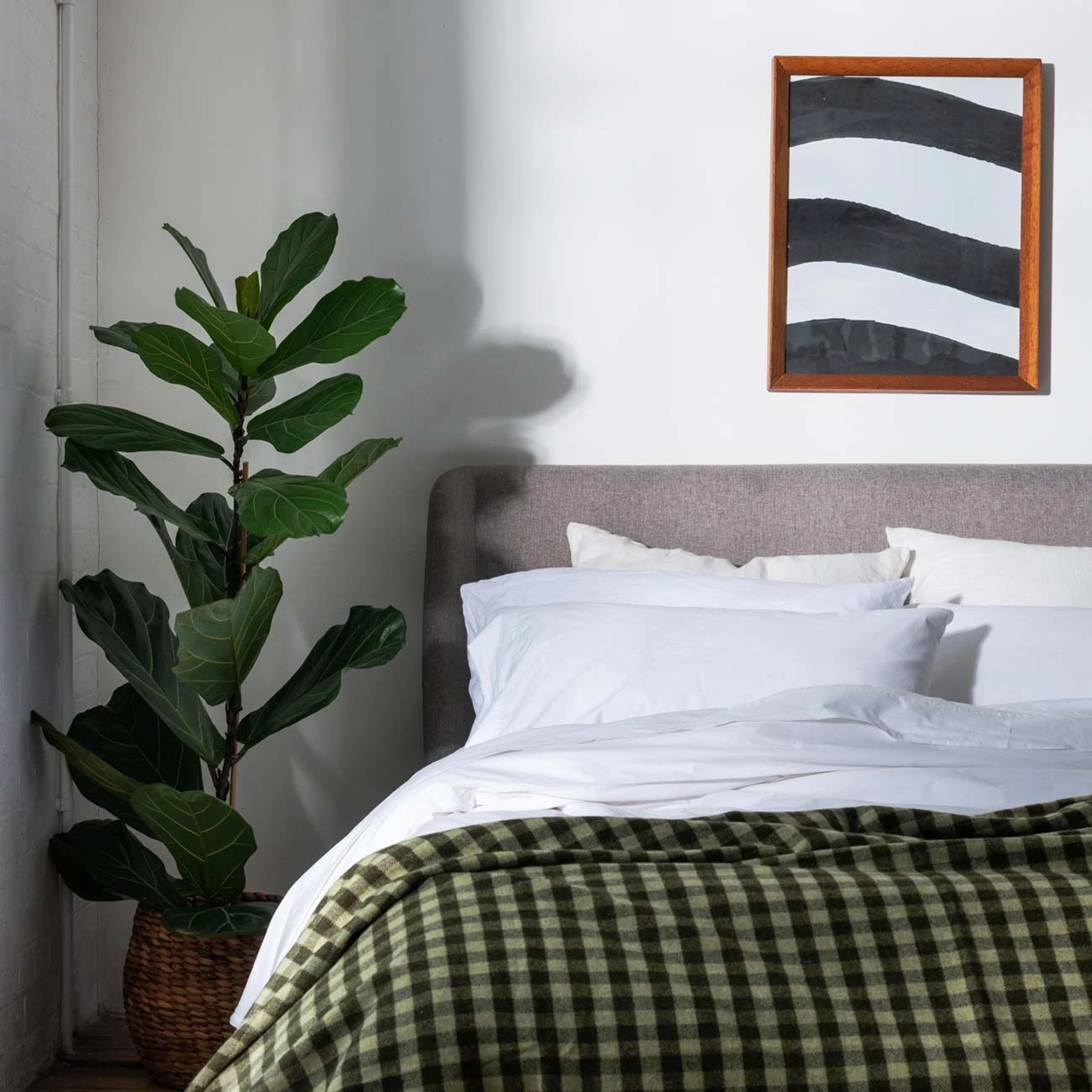 White Washed Cotton Percale Pillowcases (Pair) - Image 4