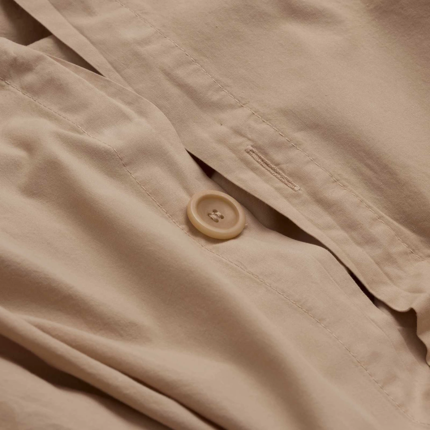 Cafe Au Lait Washed Cotton Percale Bedtime Bundle - Image 5