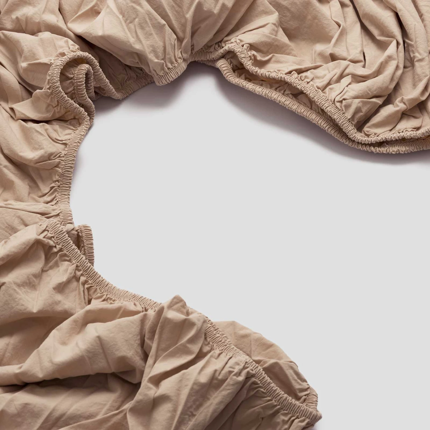 Cafe Au Lait Washed Cotton Percale Bedtime Bundle - Image 6