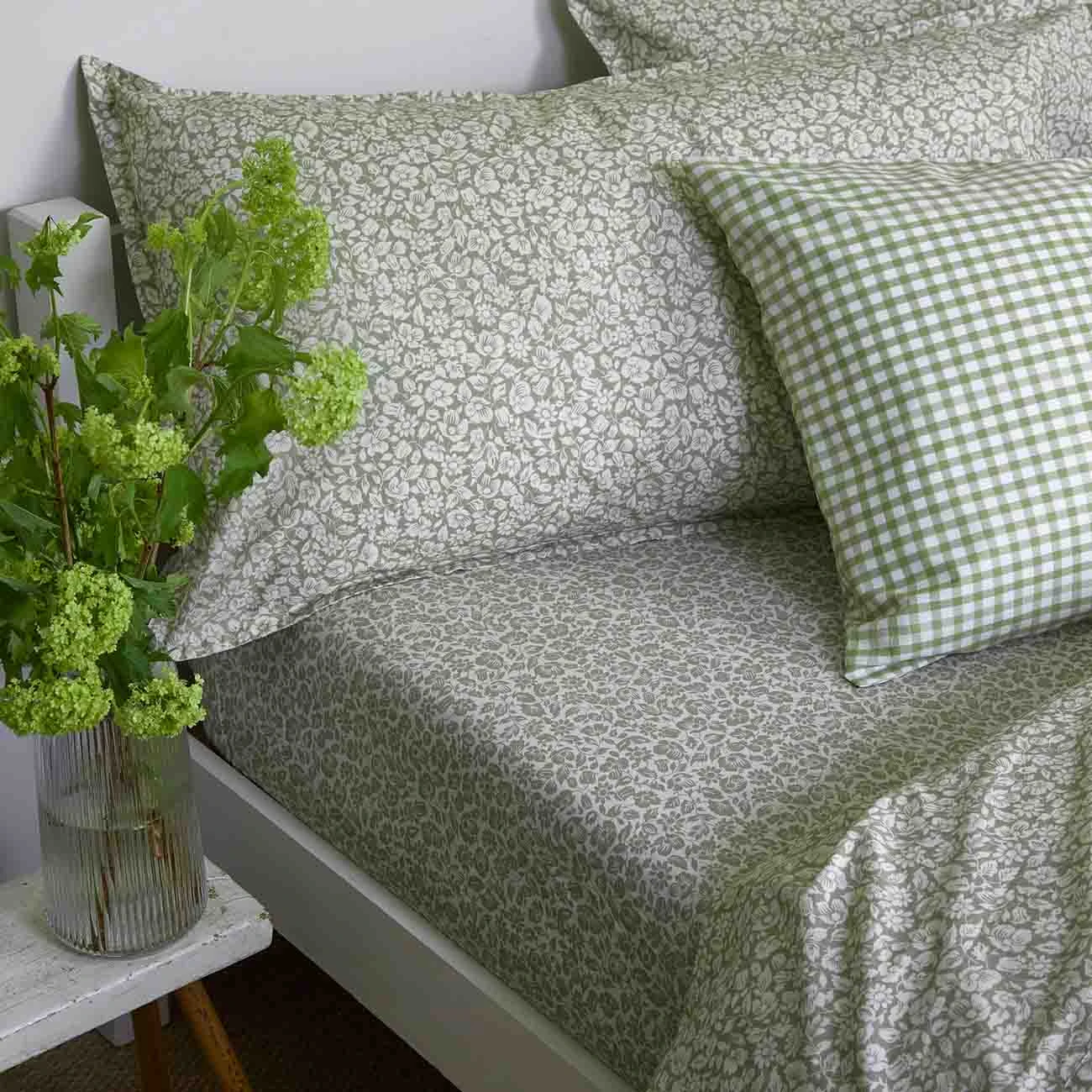 Pear Meadow Floral Printed Cotton Percale Bundle - Image 13