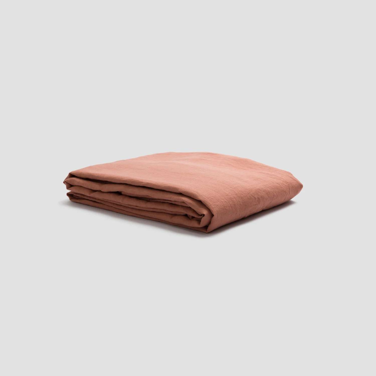 Warm Clay Linen Duvet Cover - Image 2