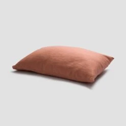 Warm Clay Linen Pillowcases (Pair)