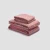 Mineral Red Gingham Linen Sheet Set