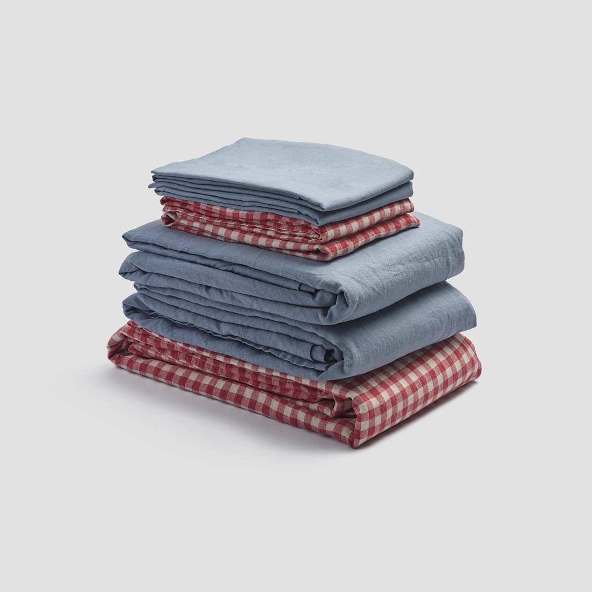 Mineral Red Gingham Linen Bundle - Image 4