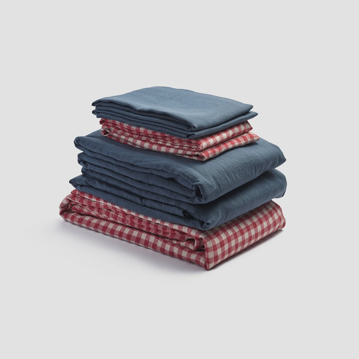Mineral Red Gingham Linen Bundle - Image 5