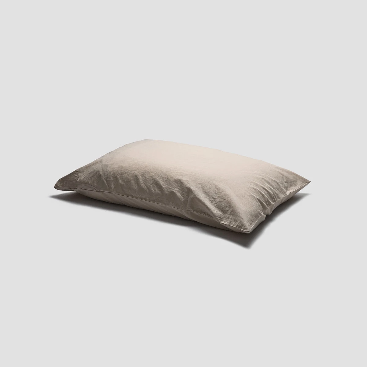 Parchment Washed Cotton Percale Pillowcase (Pair) - Image 3