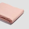 Salt Pink Percale Cotton Flat Sheet