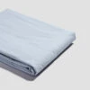 Sky Blue Percale Cotton Flat Sheet