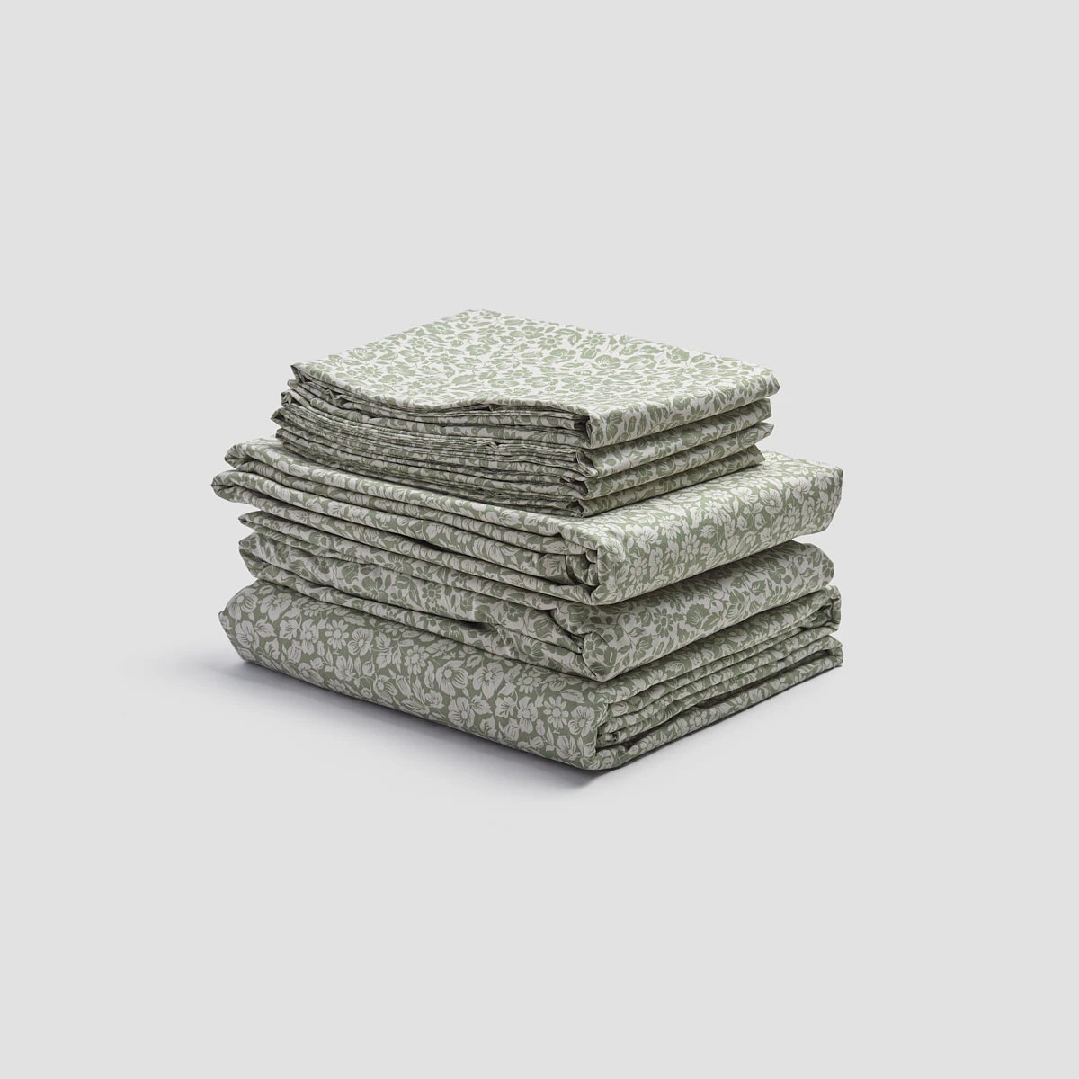 Pear Meadow Floral Printed Cotton Percale Bundle - Image 4