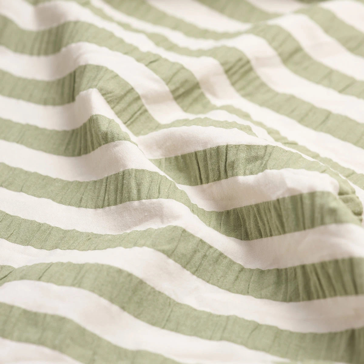Pear Seersucker Stripe Cotton Pillowcases (Pair) - Image 2