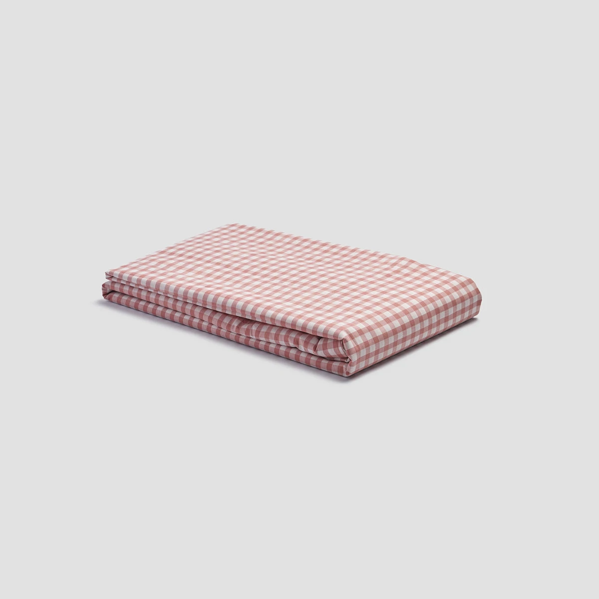 Red Dune Small Gingham Cotton Duvet Cover - Image 2