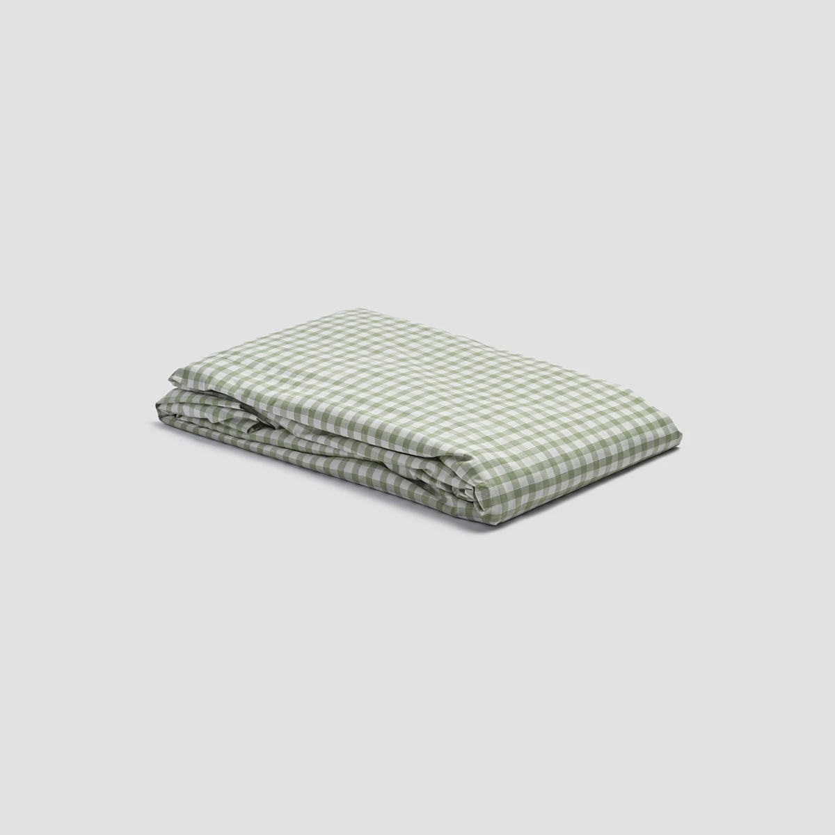 Pear Small Gingham Cotton Fitted Sheet - Image 3