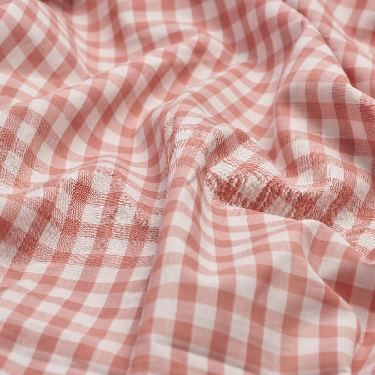 Red Dune Small Gingham Cotton Fitted Sheet - Image 2