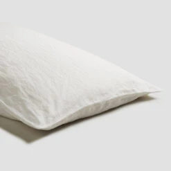 White Linen Pillowcases (Pair)